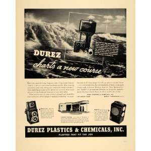   Ad Durez Plastics Chemicals Bilge Pump Tonawanda   Original Print Ad