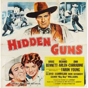  Hidden Guns Poster Movie 30 x 30 Inches   77cm x 77cm 