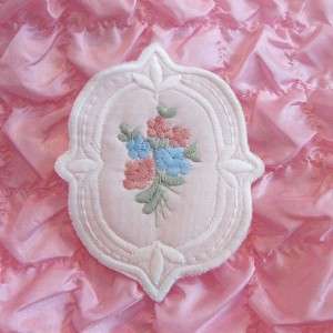 ADORABLE EMBROIDERED FLOWER APPLIQUES TOOOO SWEET  