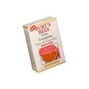  Burts Bees Citrus Ginger Root Body Bar Soap 4 oz.Bar (3 