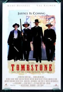 TOMBSTONE * 1SH DS ORIG MOVIE POSTER 1993 WESTERN  
