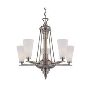 Savoy House 1 4050 5 187 Avery 5 Light Chandelier in Brushed Pewter,