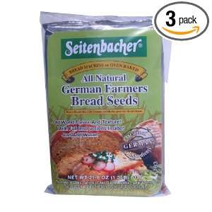 Seitenbacher All Natural German Farmers Bread Seeds, 21.8 Ounce Bags 