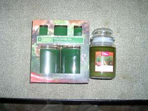 Qty 5) Pine and (Qty 1) Balsam & Cedarwood Candle (a)  