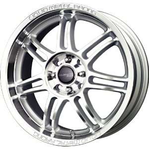 Liquid Metal Velocity Silver Wheel with Machined Face (17x7.5/5x115mm 