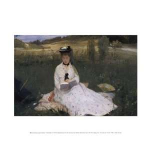  Reading by Berthe Morisot 14x11
