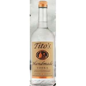  Titos Handmade Vodka 80@ 750ML Grocery & Gourmet Food