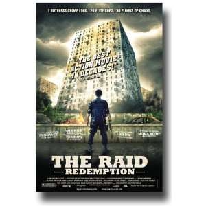  The Raid Redemption Poster  2011 Movie Flyer 11 X 17 