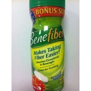 Benefiber Powder   Fiber Supplement Bonis Size 20% More, Totaling 75 