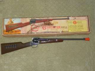   Colt 6 Shooter Rifle Toy Gun by Mattel Complete w/orig. box  