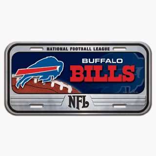  Buffalo Bills Domed Metal License Plate *SALE* Sports 