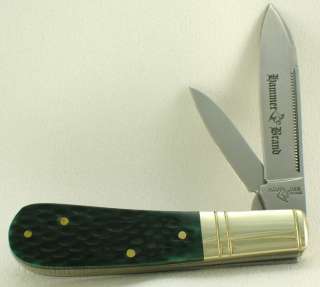 Hammer Brand Knives Green Pickbone Barlow Knife HB7  