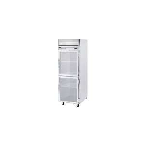 Beverage Air HFS1 1HG   Freezer, 2 Glass Half Doors, Stainless Front 