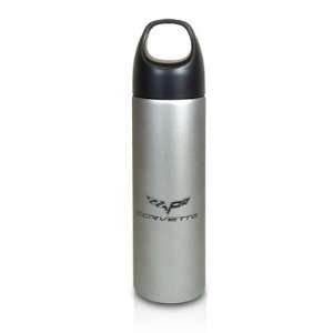  Corvette C6 Silver Matte Beverage Bottle Automotive