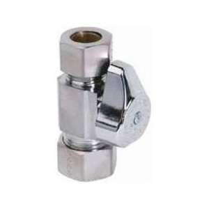  Low Lead Straight Stop Water Supply Line Valves, Chrome 