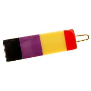   Erickson Color Block Wide Tige Boule   Red/Yellow/Purple/Black Beauty