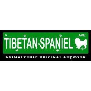 TIBETAN SPANIEL~HIGH QUALITY ALUMINUM STREET SIGN~