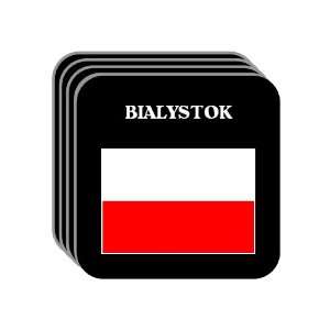  Poland   BIALYSTOK Set of 4 Mini Mousepad Coasters 