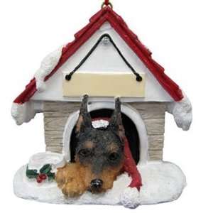 Min Pin in Doghouse Christmas Ornament