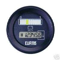 NEW CURTIS BATTERY CHARGE METER AND HOUR METER FORKLIFT  