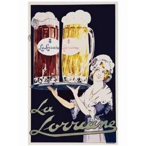  Biere La Lorraine   Poster (18x24)