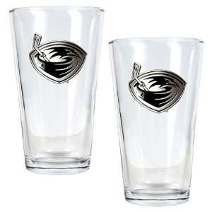   Thrashers NHL 2pc Pint Ale Glass Set   Primary Logo