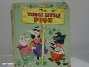 1956 Book   The Three Little Pigs   Pics by H. Miloche  