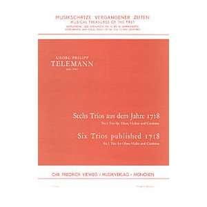 Sechs Trios aus dem Jahre 1718   Nr. 1 Musical 