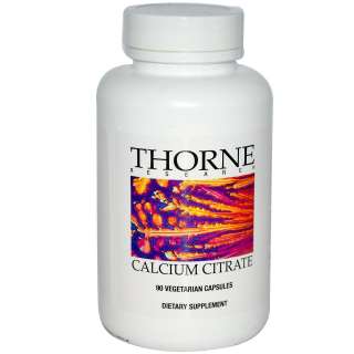 Thorne Research, Calcium Citrate, 90 Veggie Caps, T5  