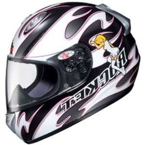  Advanced Black/Pink Good & Evil Full Face Motorcycle 