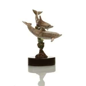   Reef Rangers Double Colored Dolphin Coastal Statue