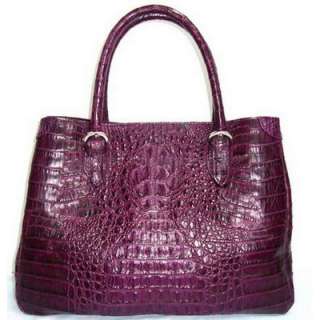 GENUINE CROCODILE Leather Lady Handbag Women Purse Satchel BCM189 