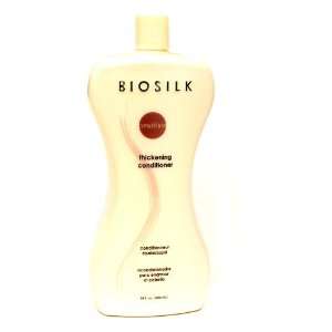  Thickening Conditioner Unisex by Biosilk, 34 Ounce Beauty