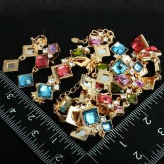 ARINNA bracelet earrings necklace Set Swarovski Crystal  