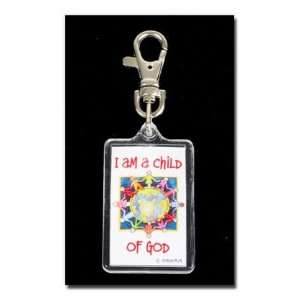 Theme Bag Tags for Panels  I Am a Child of God  Keychain  Use This Tag 