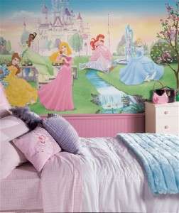   DANCING PRINCESSES WALL MURAL Princess Decorations Girls Bedroom Decor