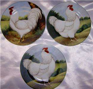   Rooster Dinner Plates David Carter Brown Indonesia On theFarm  