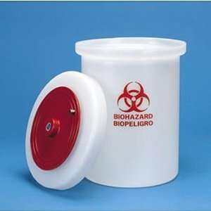 Biohazard Waste Container, 1 1/2 gal (5.5 L)  Industrial 