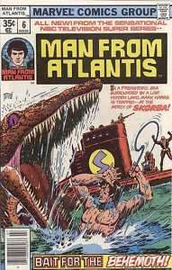 Man from Atlantis Comic Bk 1978 July # 6 Behemoth Bait  