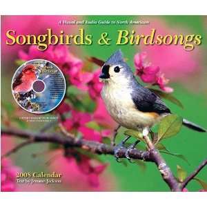  Songbirds & Birdsongs 2008 Deluxe Wall Calendar Office 