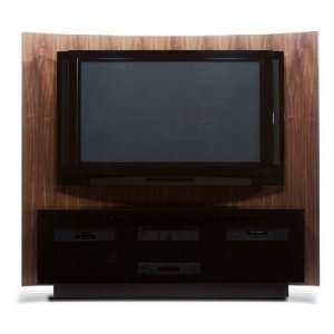   Series Walnut Cabinet System with Multimedia Storage BDI Home Theater