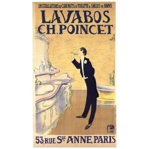  Lavabos Ch. Poincet   Poster (27.5x39.5)