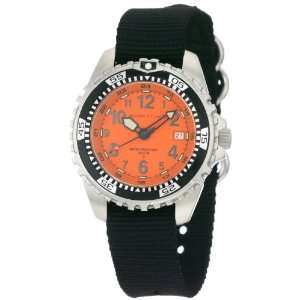   Divers with Orange Dial & Black Re Ply Nylon Band