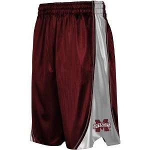   State Bulldogs Maroon Stinger Workout Shorts
