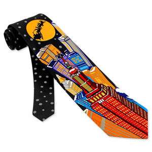 Mens Tie   CHRISTMAS   Santa CLAUS in the CITY   New  