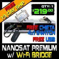 CNX Nanosat Premium Receiver Nano 2 3 Wifi Adapter LAN  