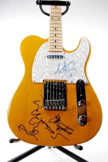 Rolling Stones Autographed Guitar Richards/Watts/Wood JSA Product 