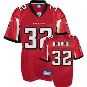 Jerious Norwood Youth Jersey Reebok Red Replica #32 Atlanta Falcons 
