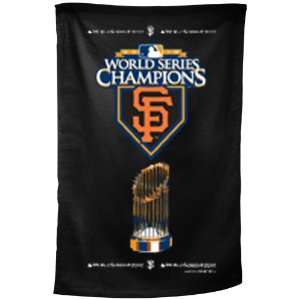 San Francisco Giants 2010 World Series Champions Black Sports Towel 