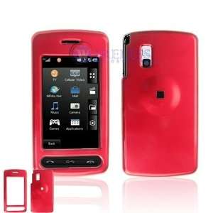LG Vu CU920/CU915 Cell Phone Red Honey Protective Case Faceplate Cover